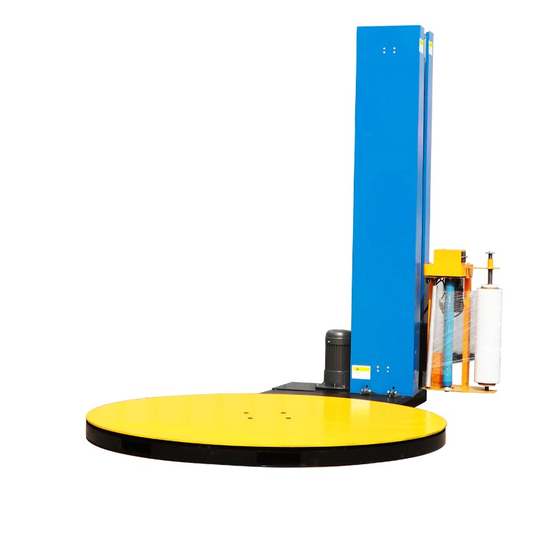 全自动缠绕e膜打包机智能缠绕机包膜机包装机托盘缠膜机立式预拉