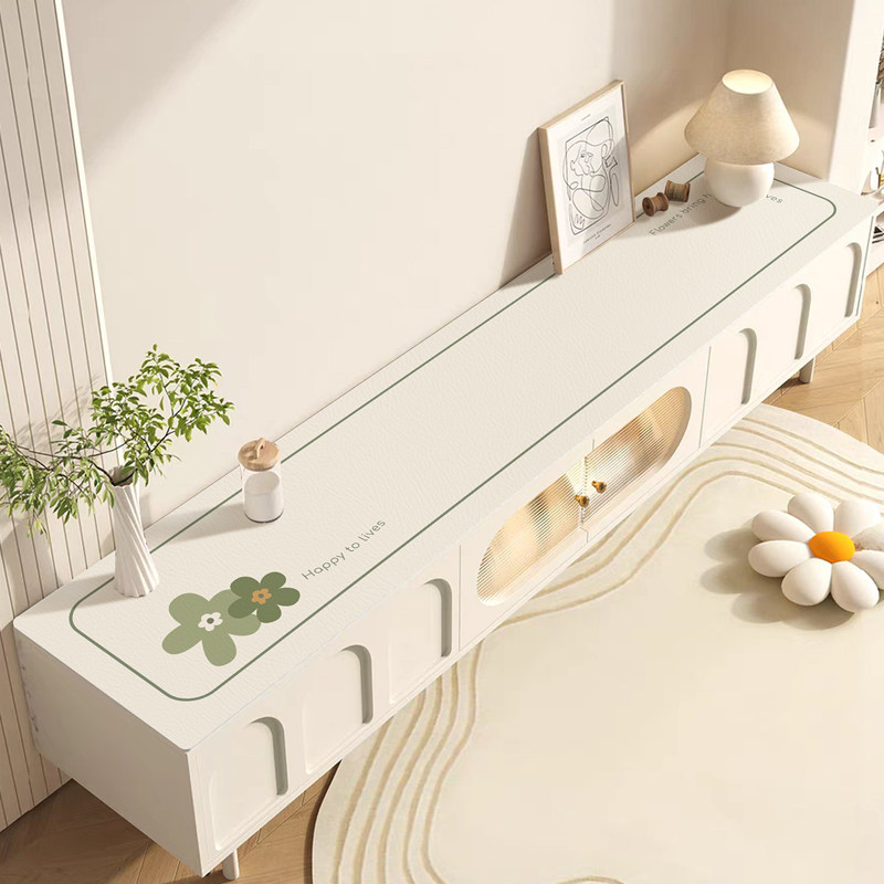 电视柜垫桌垫可裁剪餐边柜酒柜长条垫玄关台M面保护垫防水茶几桌