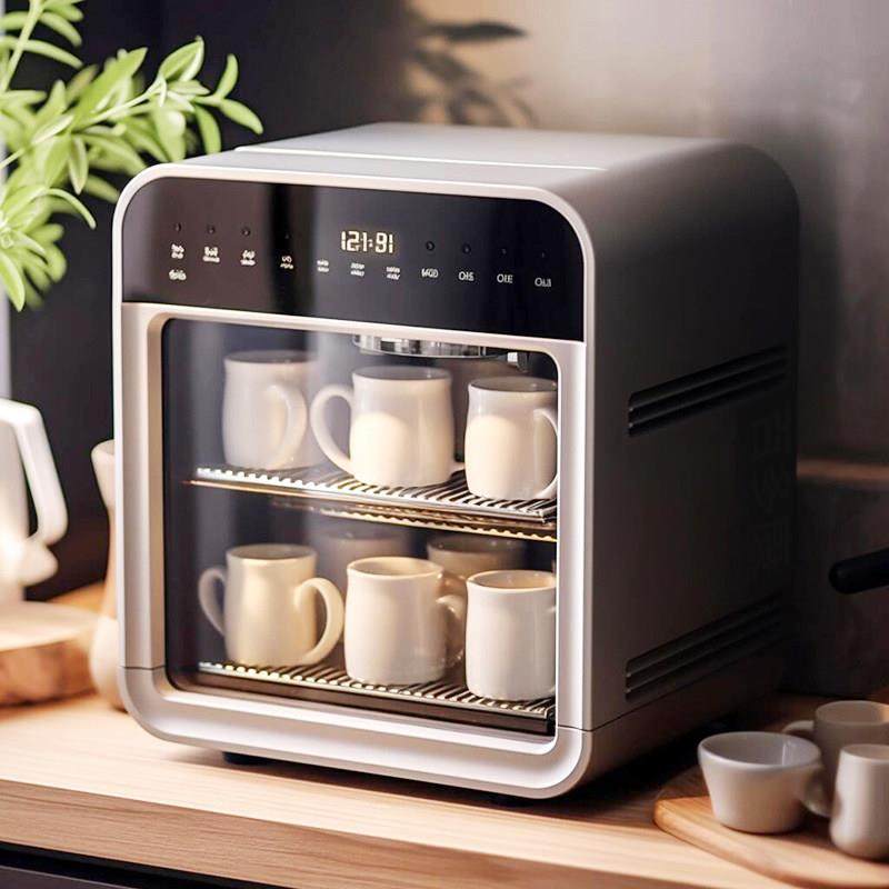 机二星级消毒柜带烘干茶具消小型台面器红酒杯茶楼水杯桌面家用