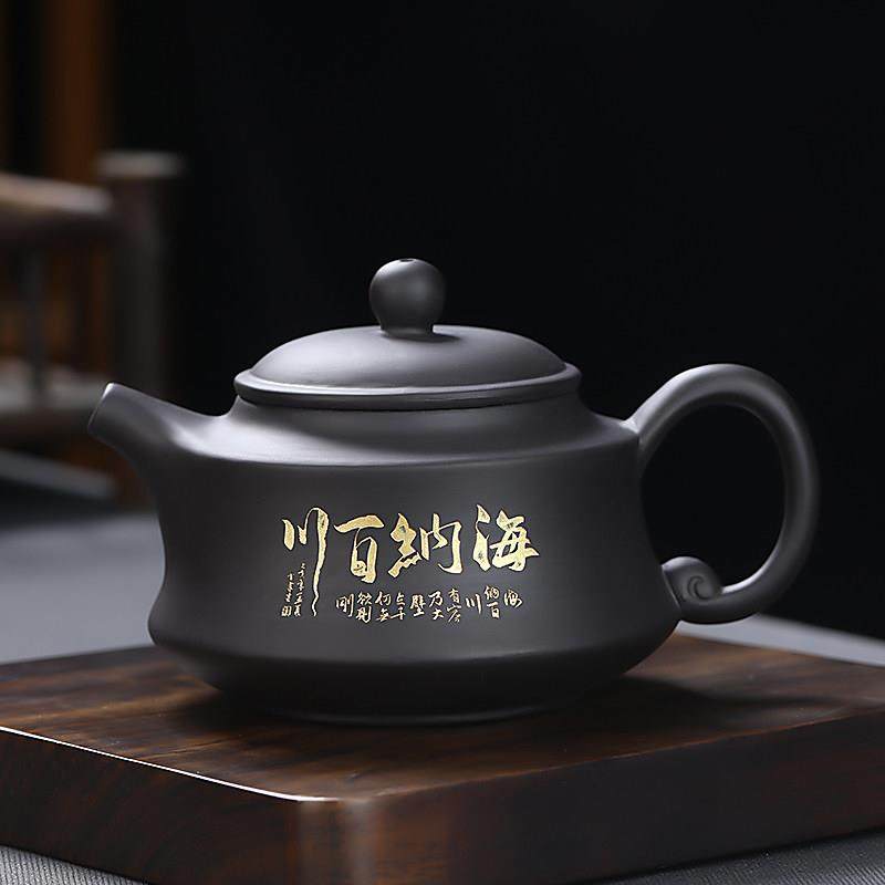 描金原矿紫砂半手工壶家用可养泡茶器中式风功夫茶具小茶壶纯色,餐饮具,茶壶,淘宝优惠券,粉丝福利购,淘宝优惠卷