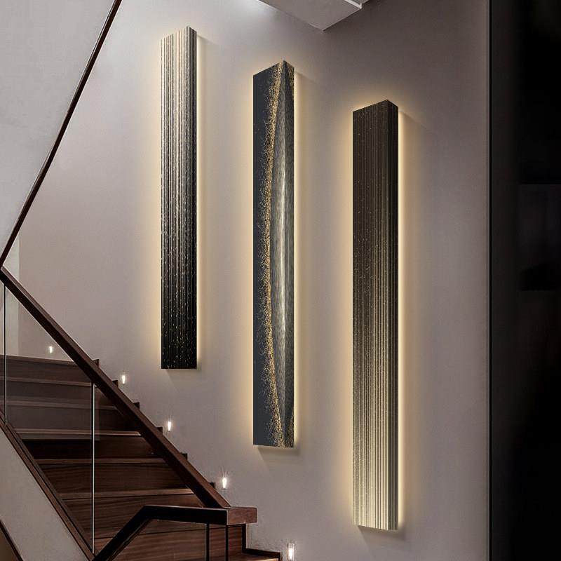 轻奢玄关画 画装饰画 画覆式楼楼梯间挂画 画走廊走道灯画 画客厅