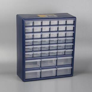 分格零件工具盒分类整理家用壁挂式 桌面杂物收纳箱简约塑料抽屉式