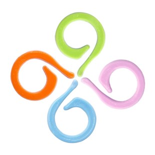 毛衣编织工c具 彩色开口计数环包包 计数器 记号扣记行数环 逗号
