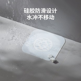 意可可地漏防臭器硅o胶垫厕所防虫封口盖密封堵口下水道防返臭神
