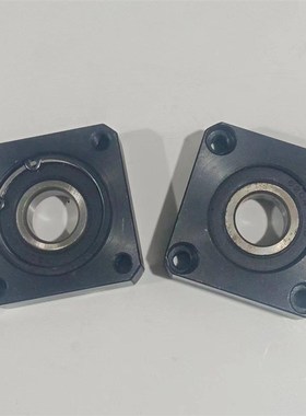 轴承座 单轴承嵌入无扣环四方法兰固定轴承6000 6002R 6204 6205