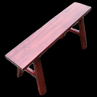 实木长条凳红g棕色加宽加厚农村家用长板凳杉木餐厅饭店单双人木