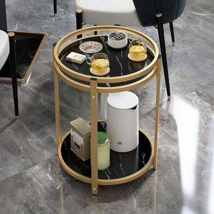 需定制麻将台茶几双层棋牌室专用烟缸茶水架麻将桌边几茶水桌圆形