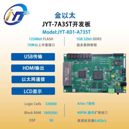 金以太 JYT-A35开发板 FPGA开发板 赛灵思 XLINX ARTIX-7 A35