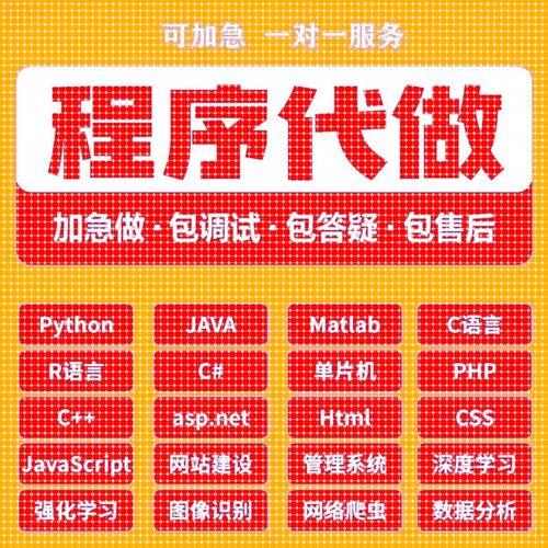 计算机Java代码编写C语言程序Python代编qt设计C++代做C#开发安卓