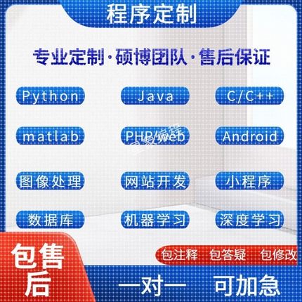 java代码编写matlab程序代编python代做c++接单r代写web深度学习