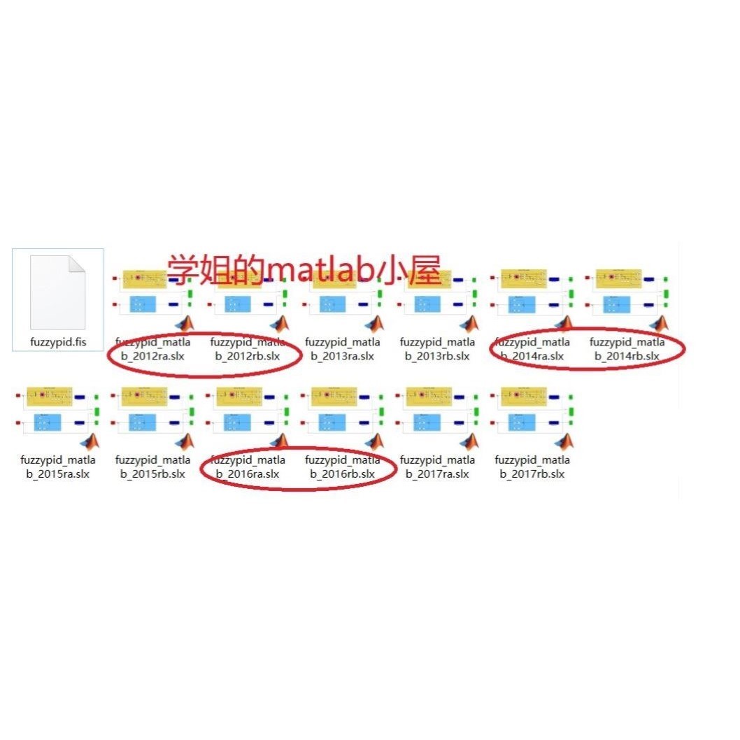 PID 模糊PID控制 对比 matlab simulink 仿真 模型 建模 传递函数