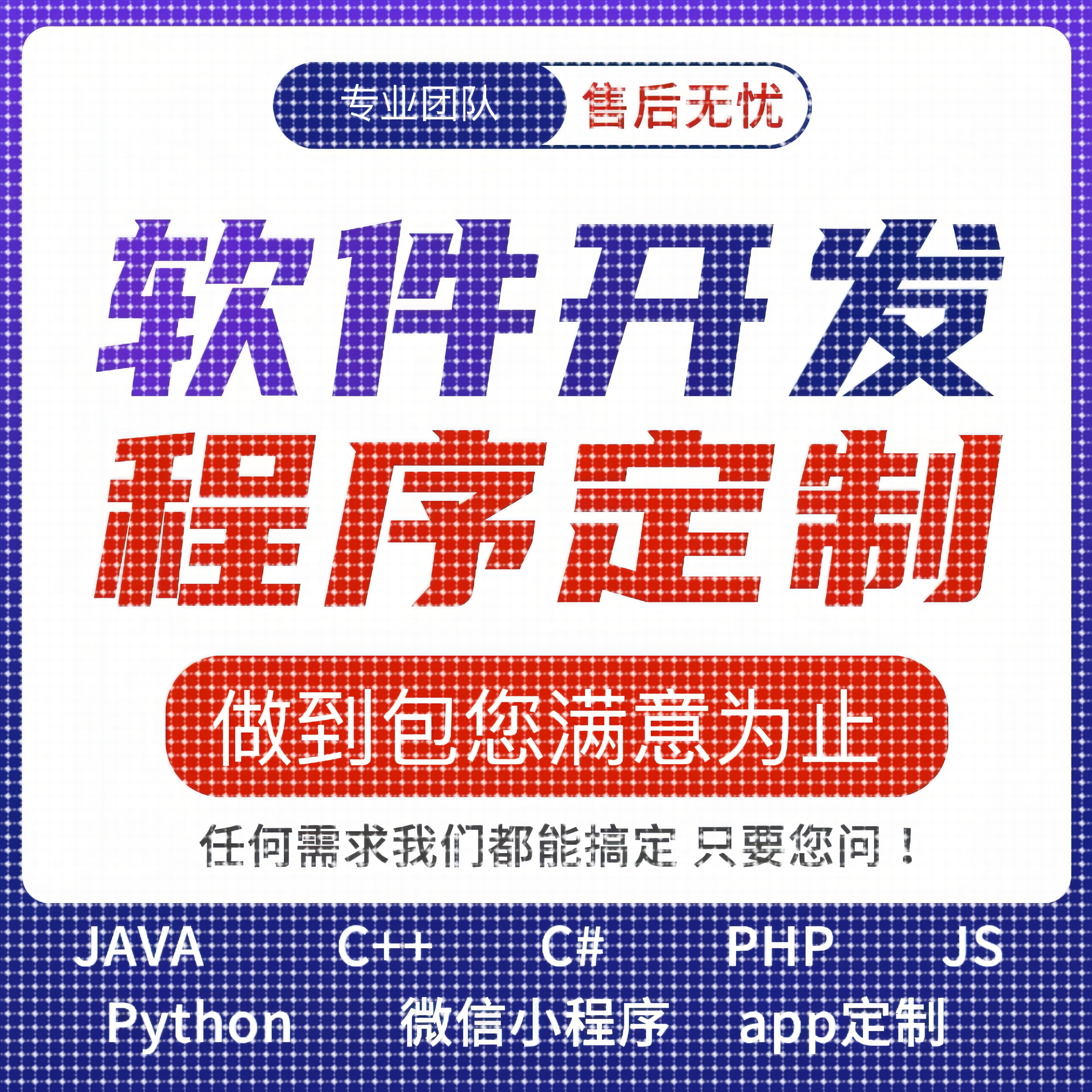 java程序设计web项目php系统python程序开发C++开发代码定制程序
