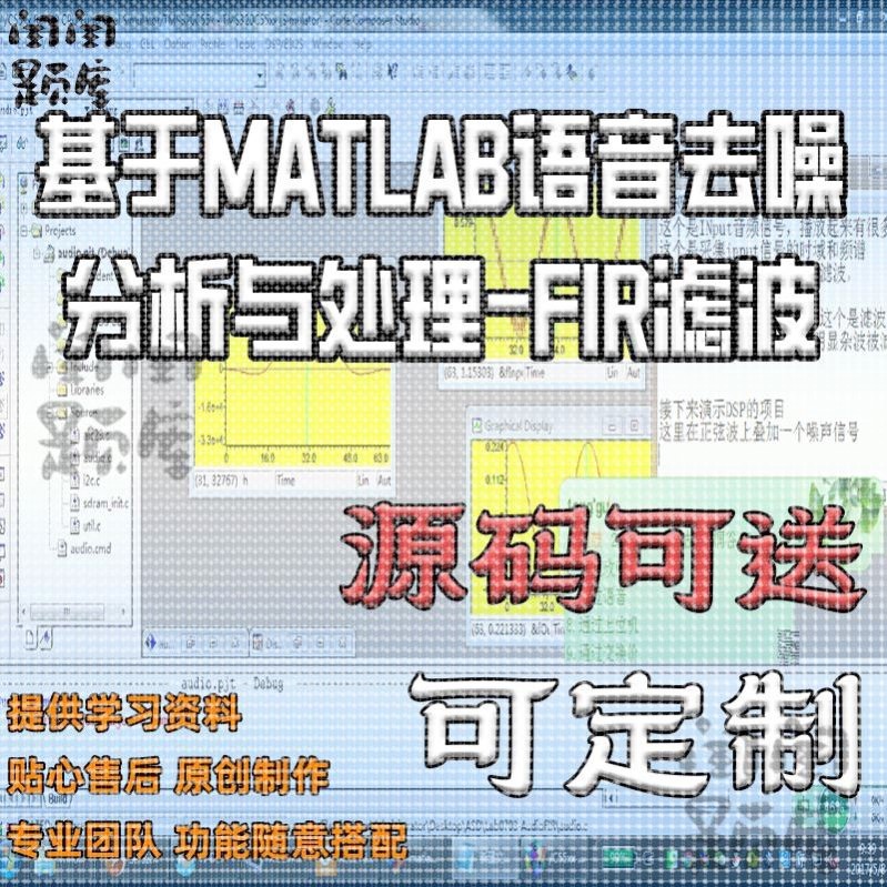 基于MATLAB语音去噪分析与处理---FIR滤波/可部署、文档视频讲解