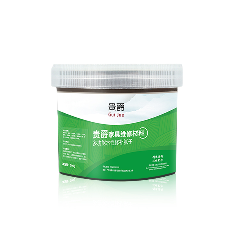 贵爵多功能水性木质修补腻子实木家具修补膏木门T地板缝填充填缝