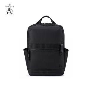Porter InternationalNEW HEAT尼龙手电后背包男士百搭双肩电脑包