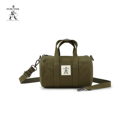 水洗尼龙圆筒手提包小号