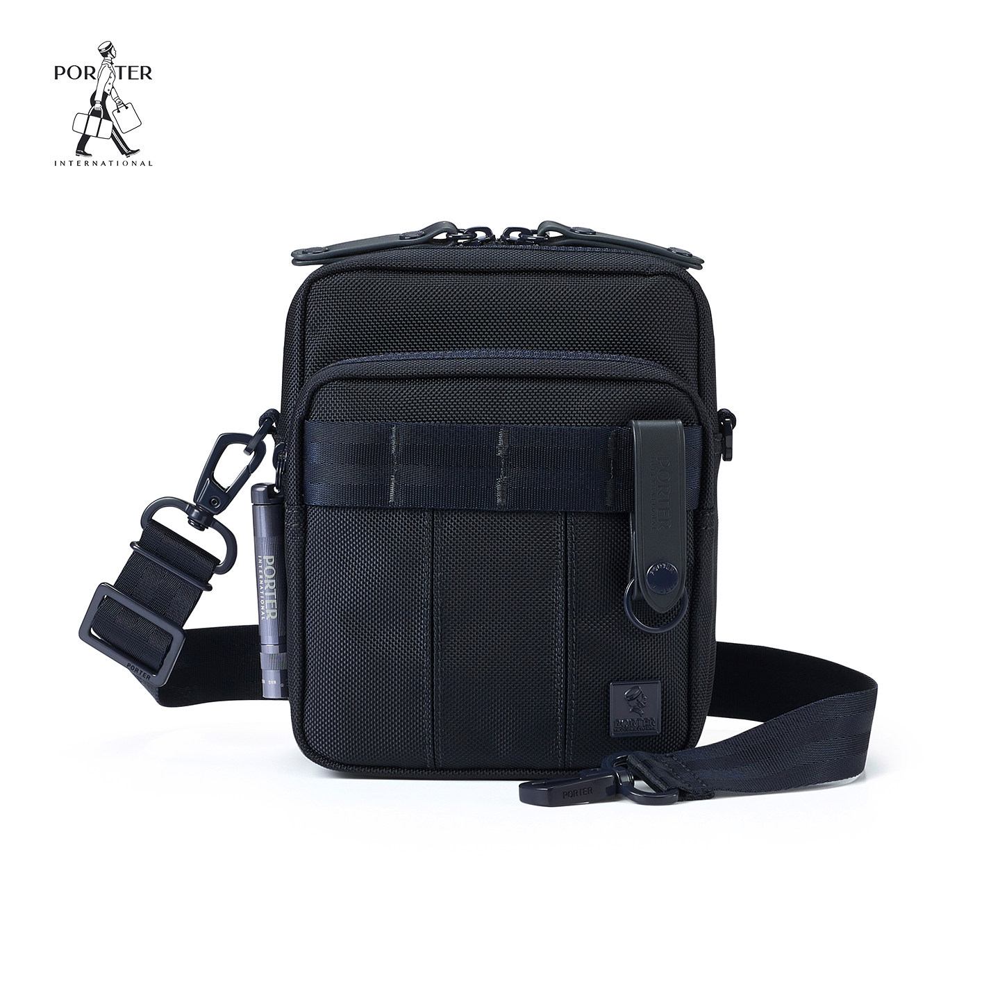 Porter InternationalNEW HEAT尼龙手电斜挎小方包男士通勤包百搭,箱包皮具/热销女包/男包,男士包袋,淘宝优惠券,粉丝福利购,淘宝优惠卷