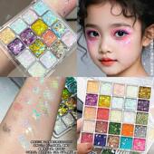 正品 儿童舞台妆眼影闪粉亮片贴脸超闪亮晶晶眼妆表演出彩妆专用