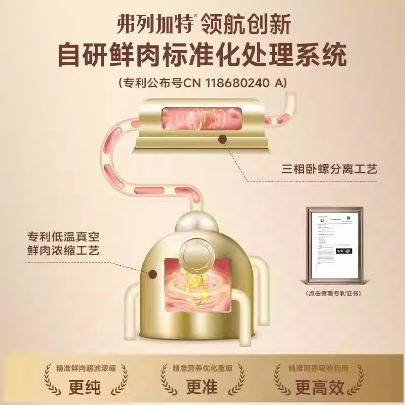 弗列加特新品猫粮0压乳低温烘焙美毛猫粮鲜肉成猫幼猫试吃装0乳糖