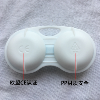 硬性角膜接触镜镜盒套装OK镜片收纳伴侣角膜塑形镜吸棒RGP双联盒