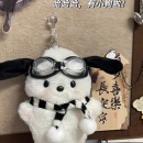 帕恰狗挂件飞行员可爱公仔毛绒玩具钥匙扣书包挂饰玩偶送闺蜜礼物