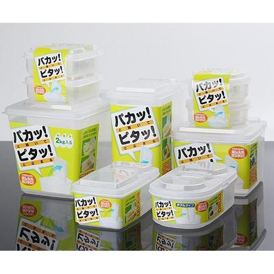 日本进口NAKAYA翻盖保鲜盒 面粉盒干货收纳盒面粉罐 半开式密封盒