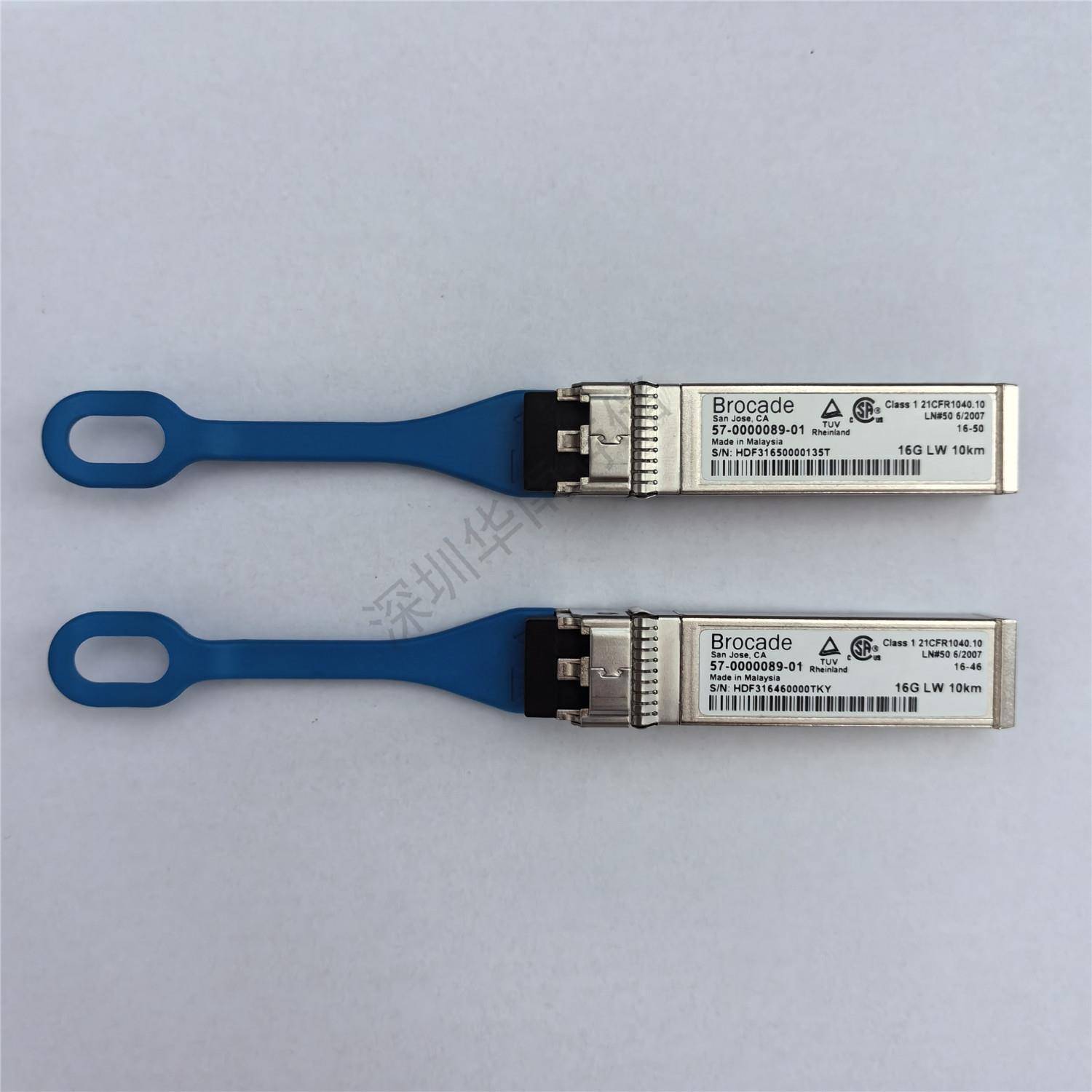 原装博科Brocade 57-0000089-01 16G FC 1310nm 单模10km光纤模块
