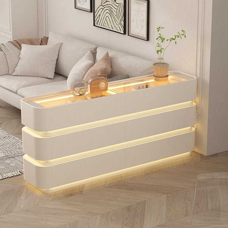 现代简约小户型客厅隔断柜入户正对大门玄关置物柜走廊尽头装饰柜