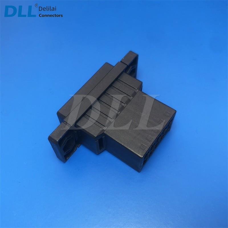 DL3810-10R DIP,P=3.81mm 黑色 公母：线端母壳