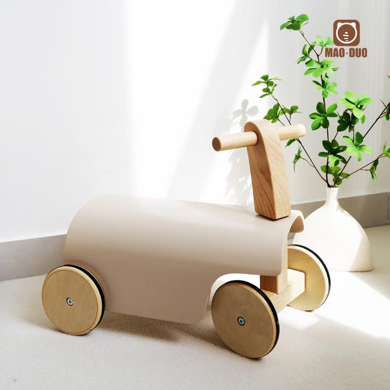扭扭车儿童2025新款木制1一3岁防侧翻滑行溜溜车摄影道具宝宝礼物