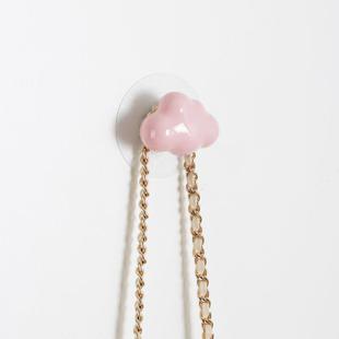 新款亮光云朵衣柜外侧面挂钩免打孔高级感创意可爱柜子旁强力粘钩