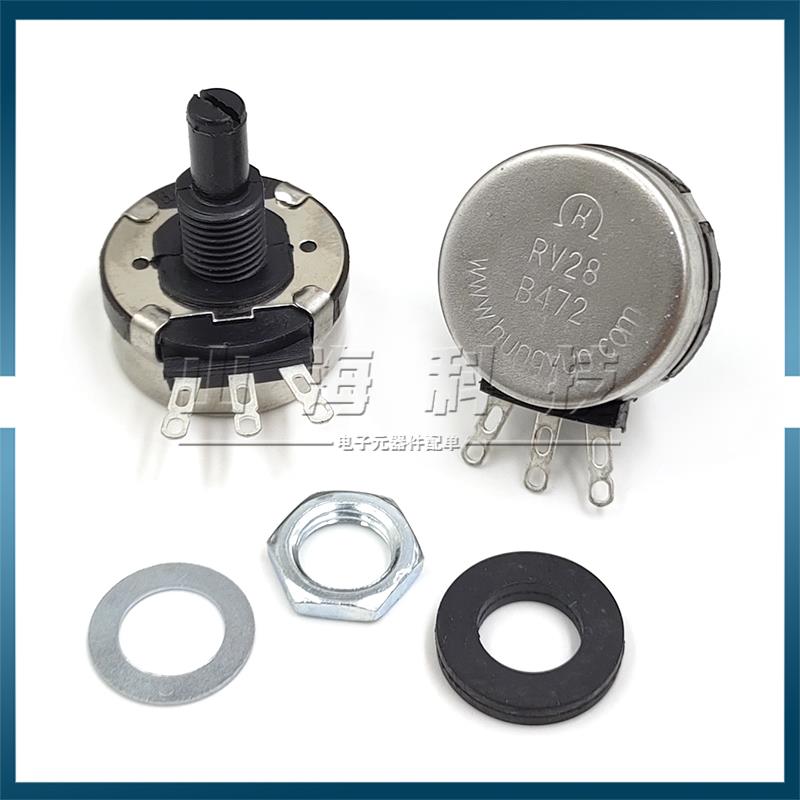 电焊机电流调节电位器RV28 B472 逆变焊机推力开关 4K7电机调速器