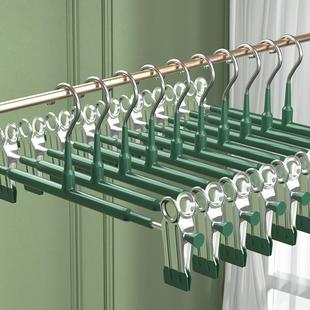 裤 子专用无痕防滑神器收纳jk不锈钢晾裙夹 架夹子裤 夹家用衣架挂裤