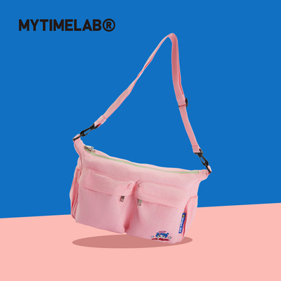 MYTIMELAB摩太潮玩ZOE机能甜心斜挎包秋冬帆布多巴胺通勤大容量女