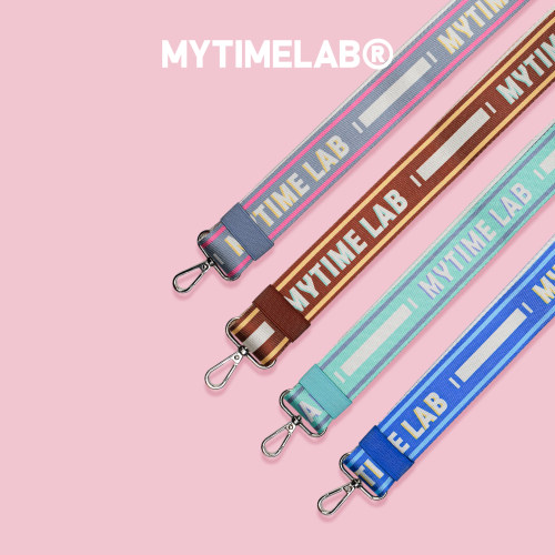 MYTIMELAB摩太潮玩MT欢乐时光系列背带条纹包带可调节替换包绳