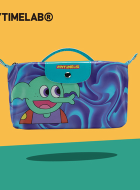 【特价】MYTIMELAB摩太潮玩超能量水多彩饺子包粉狗手提便携包袋