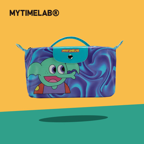 【特价】MYTIMELAB摩太潮玩超能量水多彩饺子包粉狗手提便携包袋