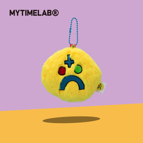 MYTIMELAB摩太潮玩黄脸兔毛挂件毛绒挂件萌趣表情钥匙扣挂饰