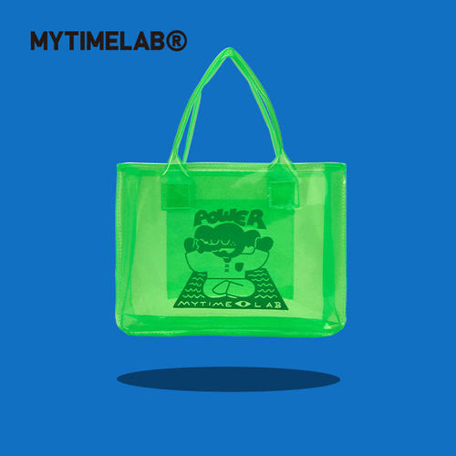 【特价】MYTIMELAB摩太潮玩Power星空冥想手提包透明轻便托特包袋