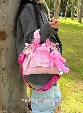 MYTIMELAB摩太潮玩PD包好玩丹宁手提包百搭大容量女牛仔通勤秋冬