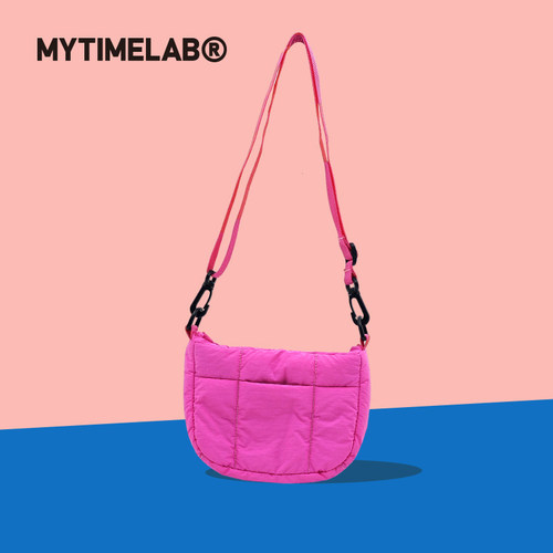 MYTIMELAB摩太潮玩PD小号斜挎邮差包百搭轻便通勤秋冬可爱单肩