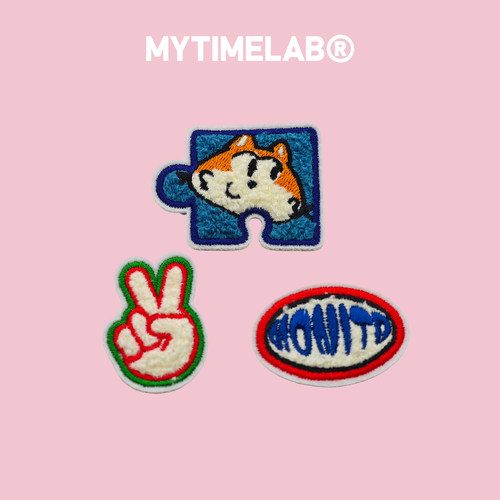 MYTIMELAB摩太潮玩MONITA周末探险家刺绣别针包挂件夹扣式配饰