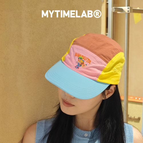 MYTIMELAB摩太潮玩撒野一夏速干帽棒球帽四色拼接撞色男女鸭舌帽