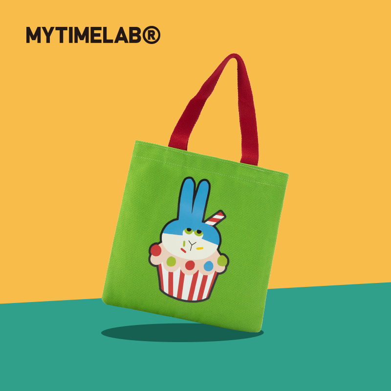 MYTIMELAB摩太潮玩超能量水甜味满分小帆布包便当包通勤便携手提