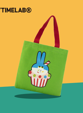 MYTIMELAB摩太潮玩超能量水甜味满分小帆布包便当包通勤便携手提