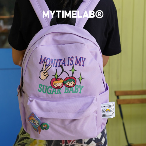 MYTIMELAB摩太潮玩能量学院双肩包 大号书包儿童小学生初中生背包