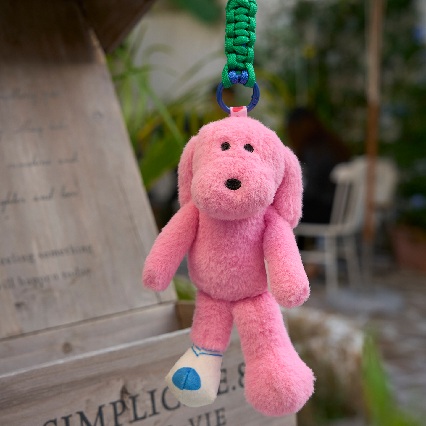 MYTIMELAB摩太潮玩粉狗毛绒小狗子挂件书包背包玩偶挂饰女生送礼