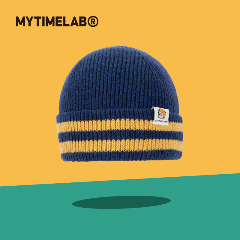 【特惠】MYTIMELAB摩太潮玩Monita双色拼接针织保暖秋冬男女帽子
