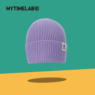 【特惠】MYTIMELAB摩太潮玩Monita纯色堆堆针织帽毛线帽保暖秋冬