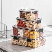 花茶收纳盒分格透明养生茶材分装 储存罐 盒煲汤材料收纳盒茶叶分装